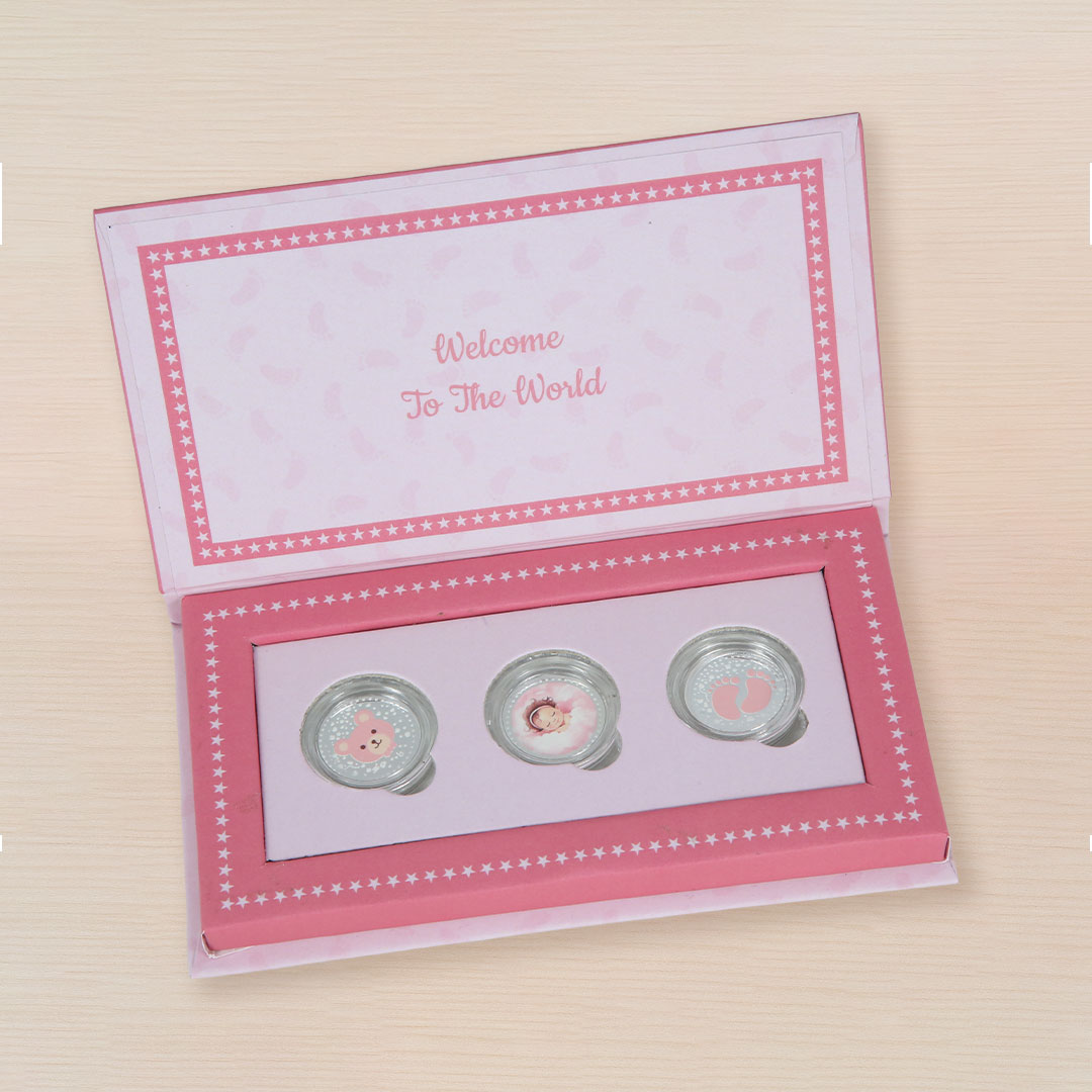 It’s a Baby Girl 3-gram 999 Purity Silver Coin