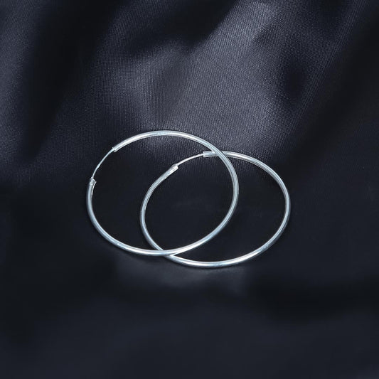 Classic Silver Hoops Pure 925 Silver
