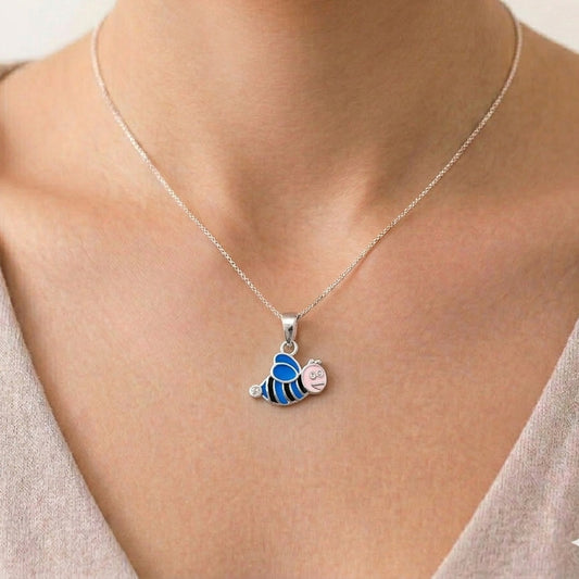 Blue Bee Kids Charm Pendant