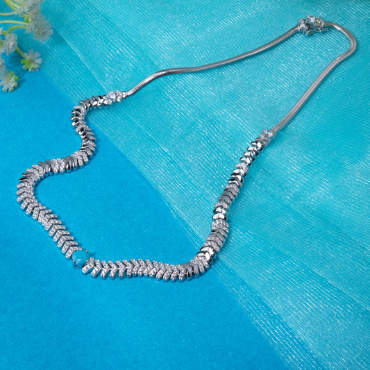 Aura Stone Pure 925 Silver Necklace