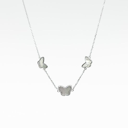 Butterfly Necklace Pure 925 Silver