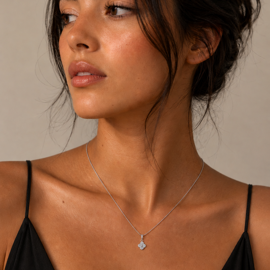 The Empress Clover Pendant&Chain