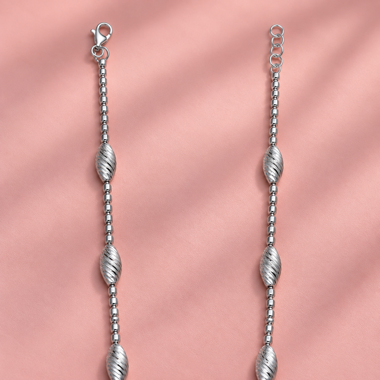 Aurora Beaded 925 Sterling Silver Necklace