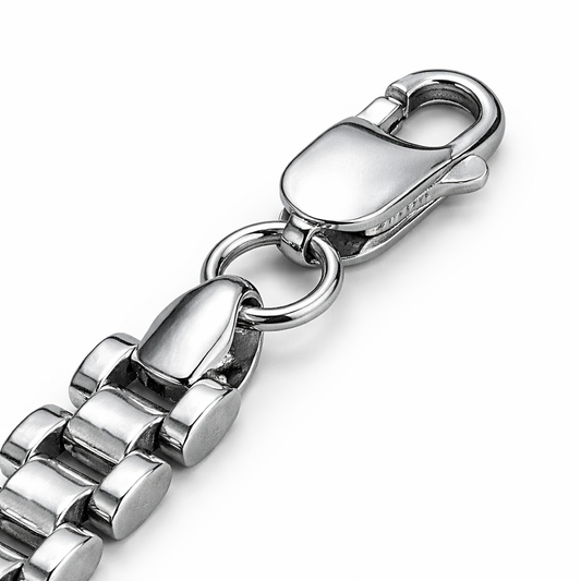Titan Link Silver Bracelet