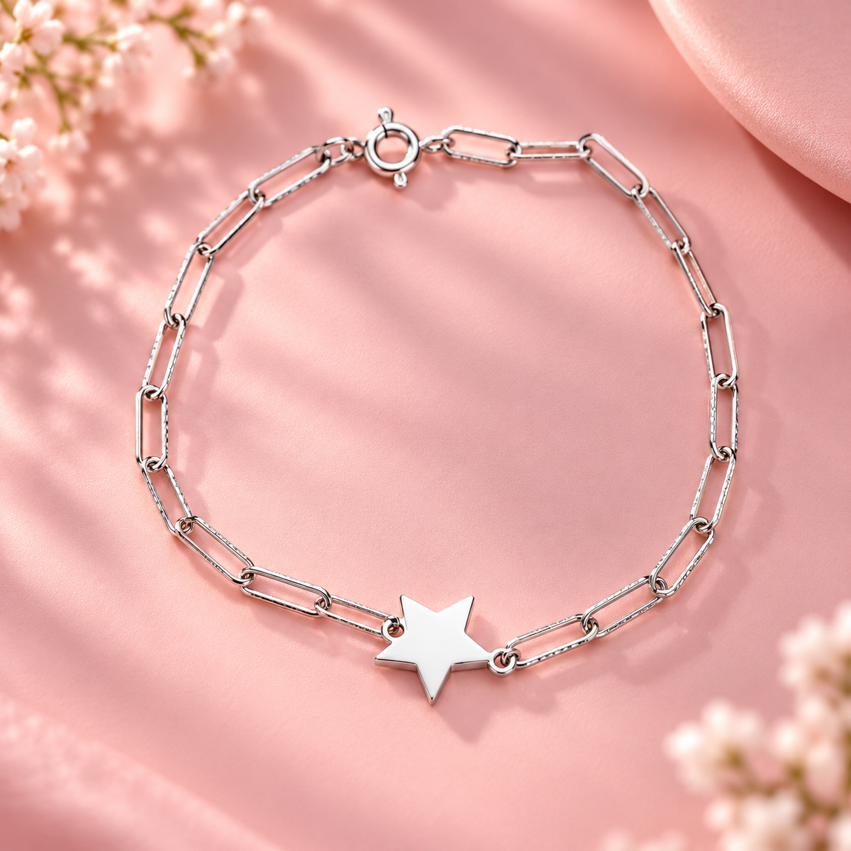 Taravya Star Link 925 Silver Bracelet