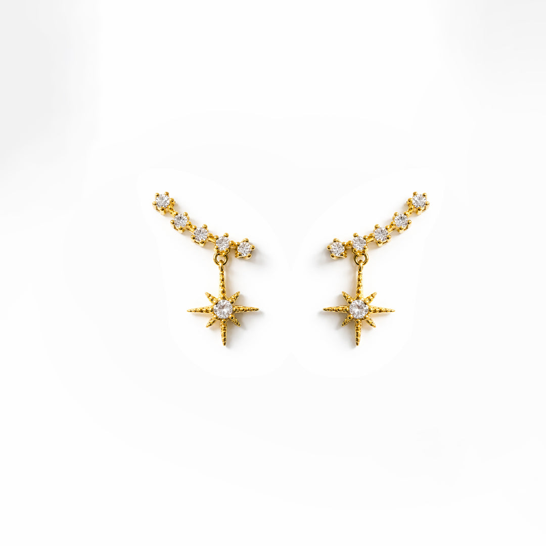 Star Drop Earrings