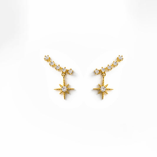Star Drop Earrings