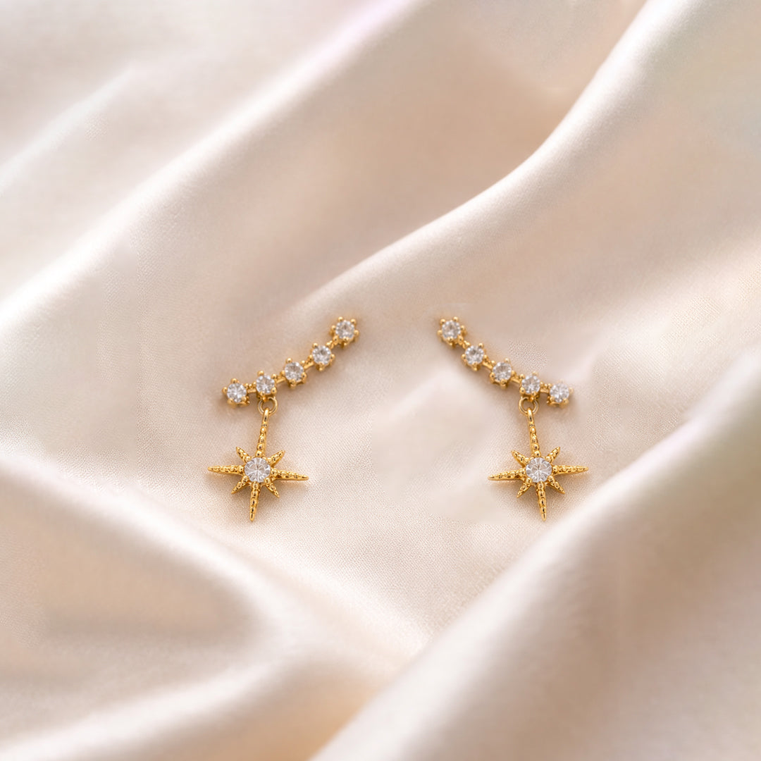 Star Drop Earrings