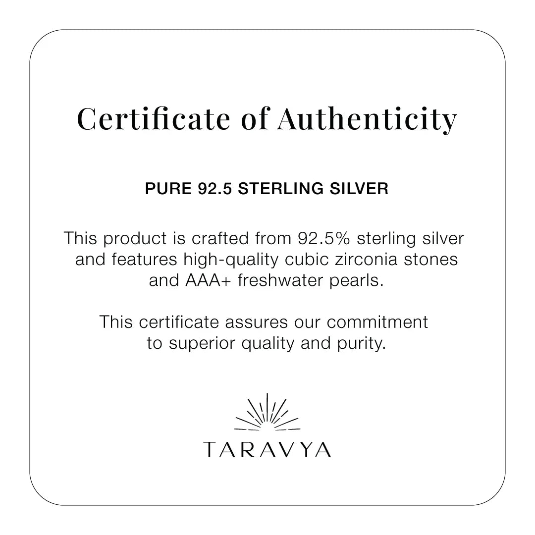 Taravya Silver Double-Row Beaded Bracelet