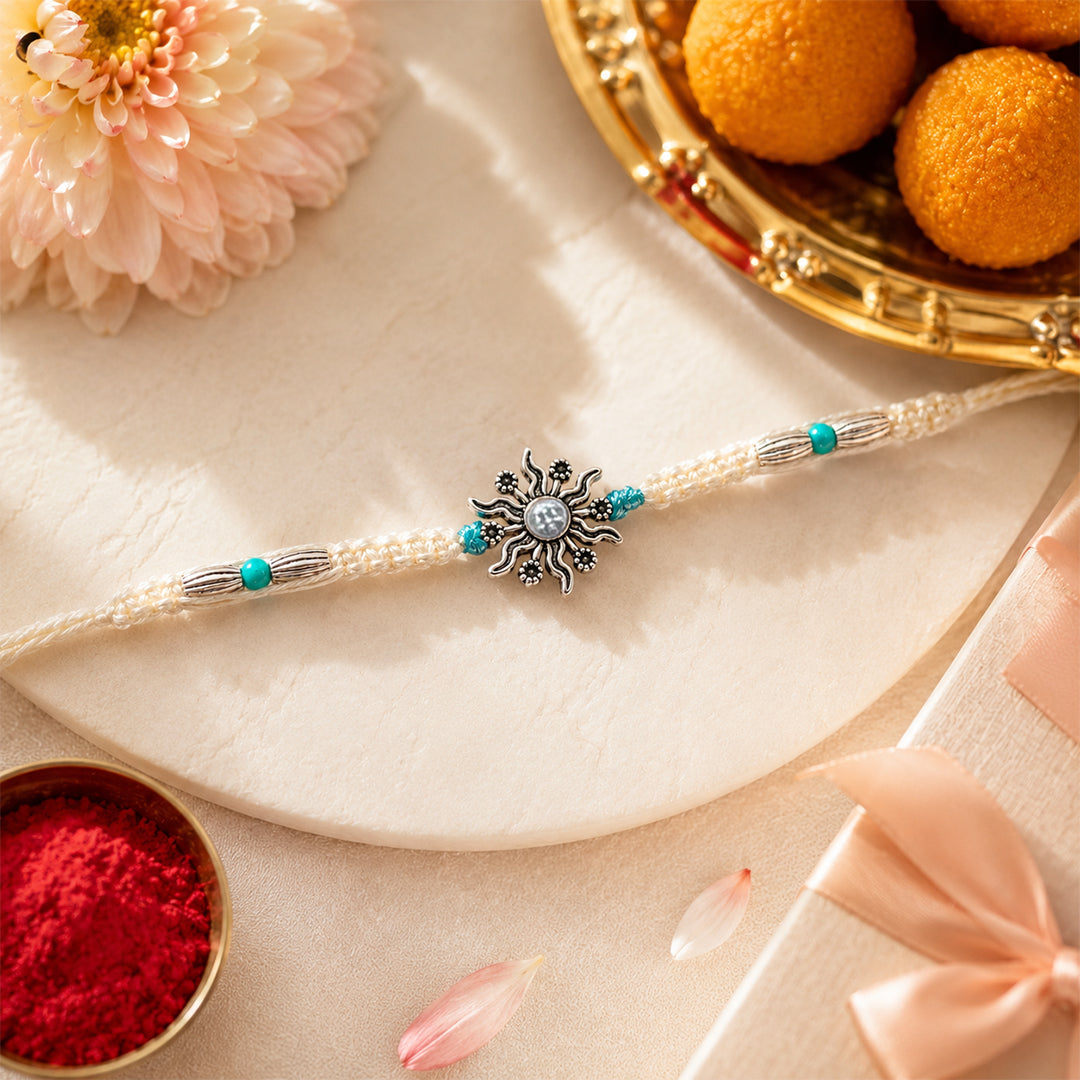 Chandra Silver Rakhi