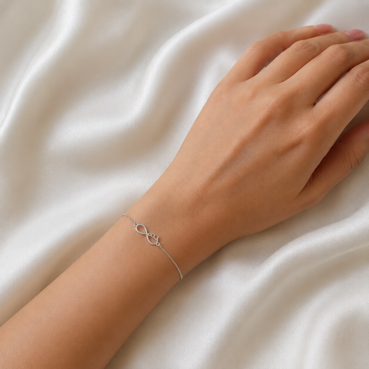 Infinite Love Silver Bracelet