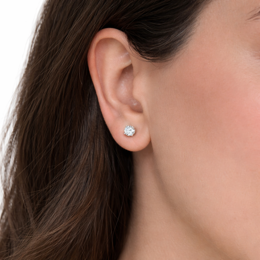 Silver Stud Earrings