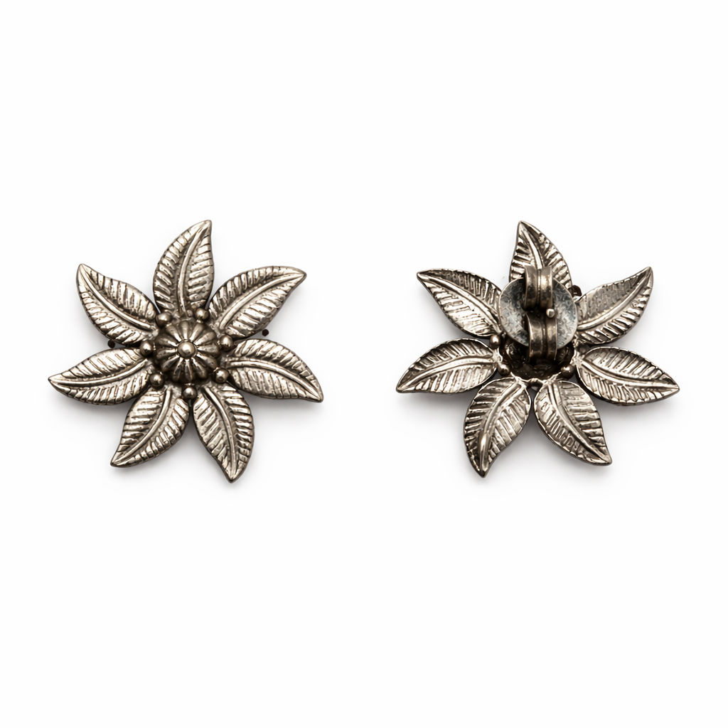 Starlit Oxidised Earrings – 925 Sterling Silver