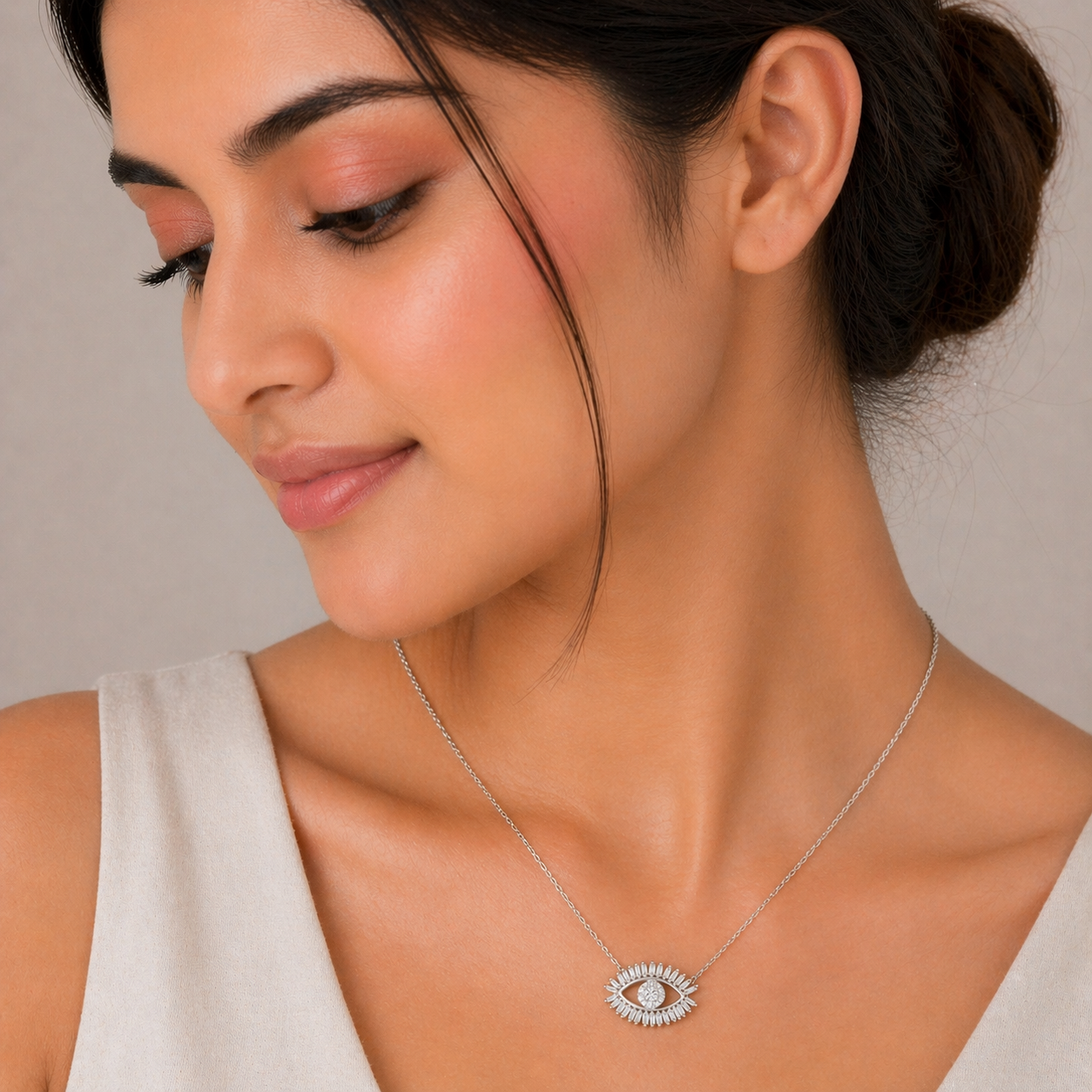 Celestial Evil Eye Spark Necklace