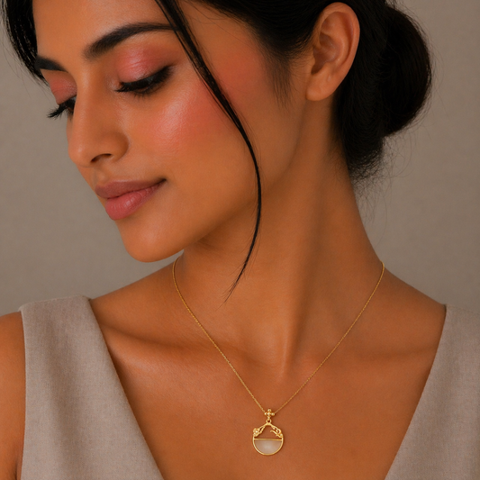 Moon Necklace | 925 Silver