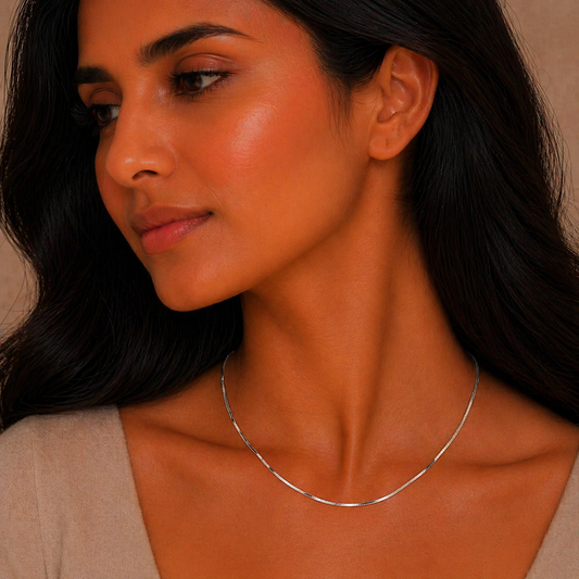 The Catalyst | Sleek 925 Silver Snake Chain