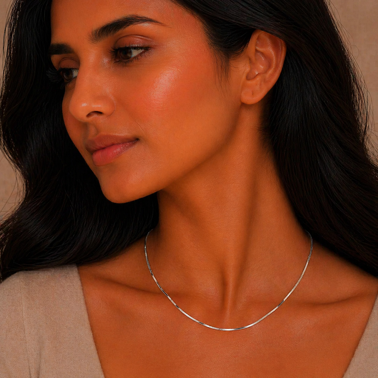The Catalyst | Sleek 925 Silver Snake Chain