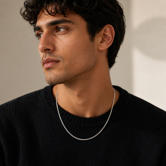 The Urban Stealth | 925 Sterling Silver Sleek Curb Chain