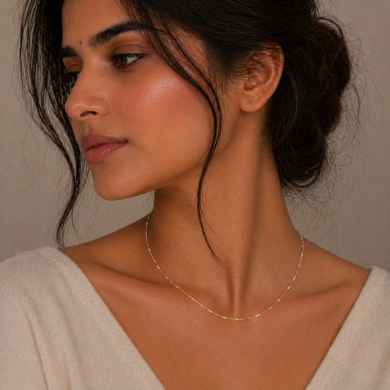 Two-Tone Elegance Italia Chain Pure 925 Silver