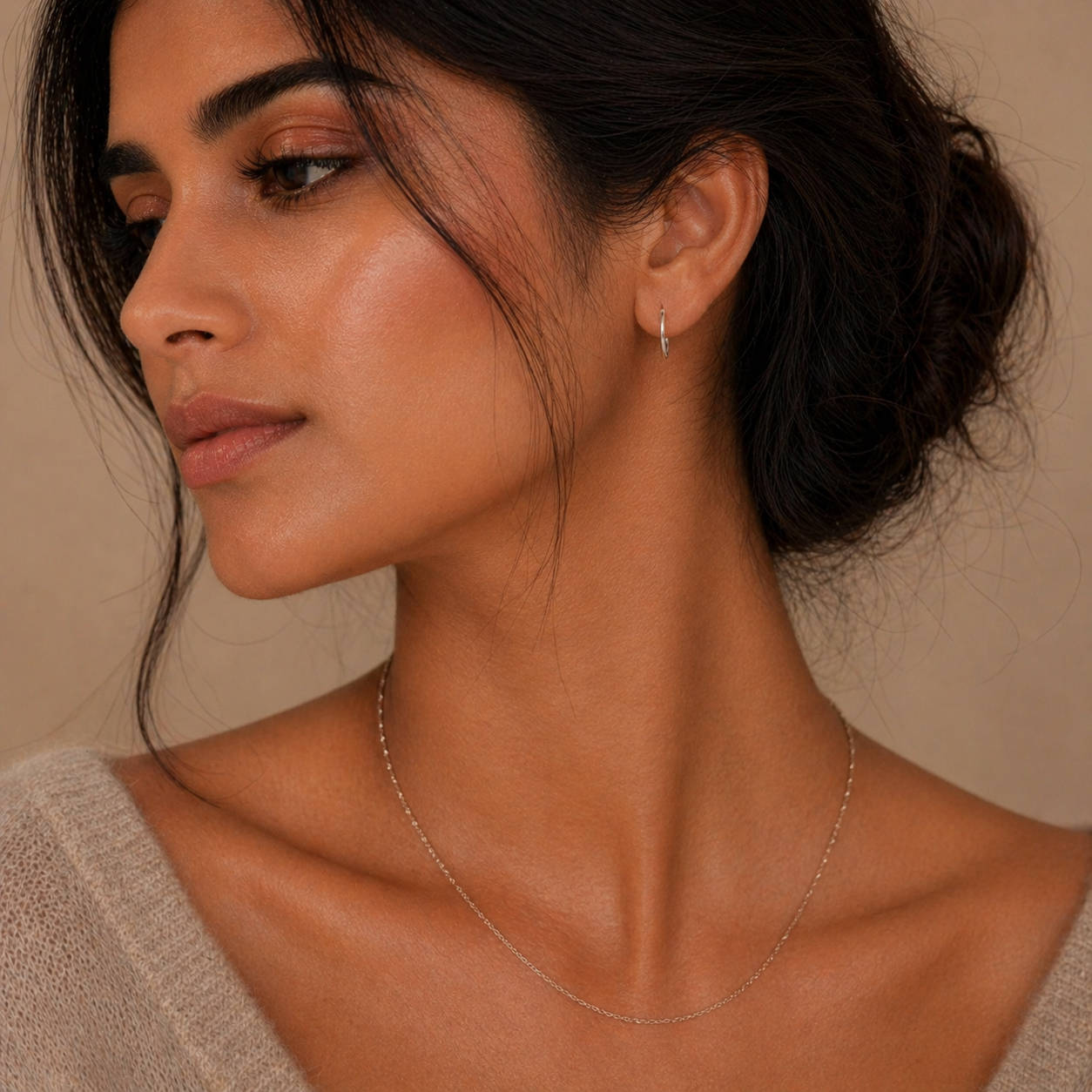 Essential Mini Silver Hoops