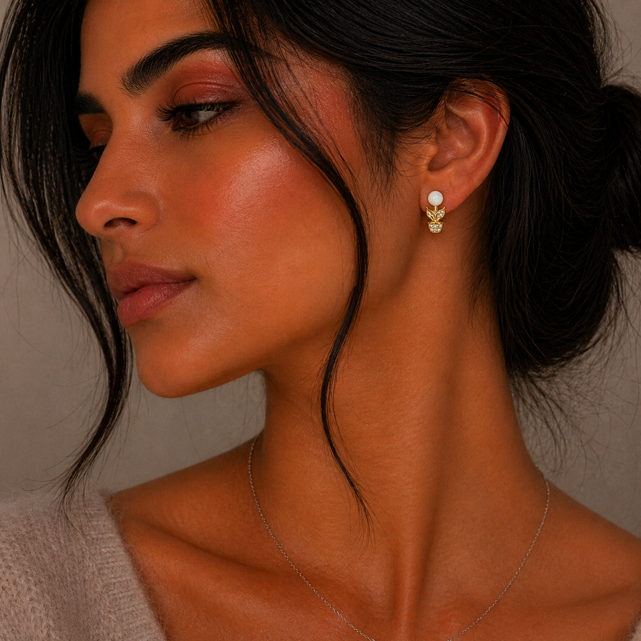 Mini Pearl Garden Studs
