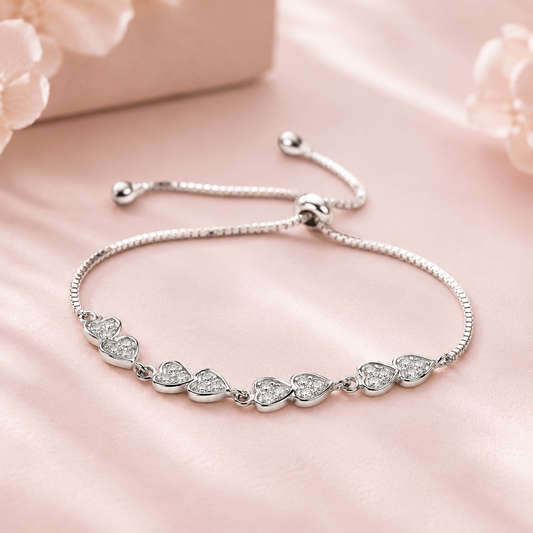 Mini Heart Adjustable Bracelet