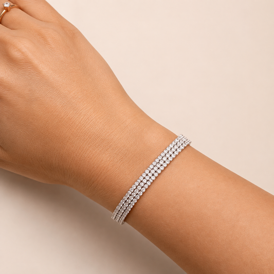 Twilight Trinity Reversible Tennis Bracelet