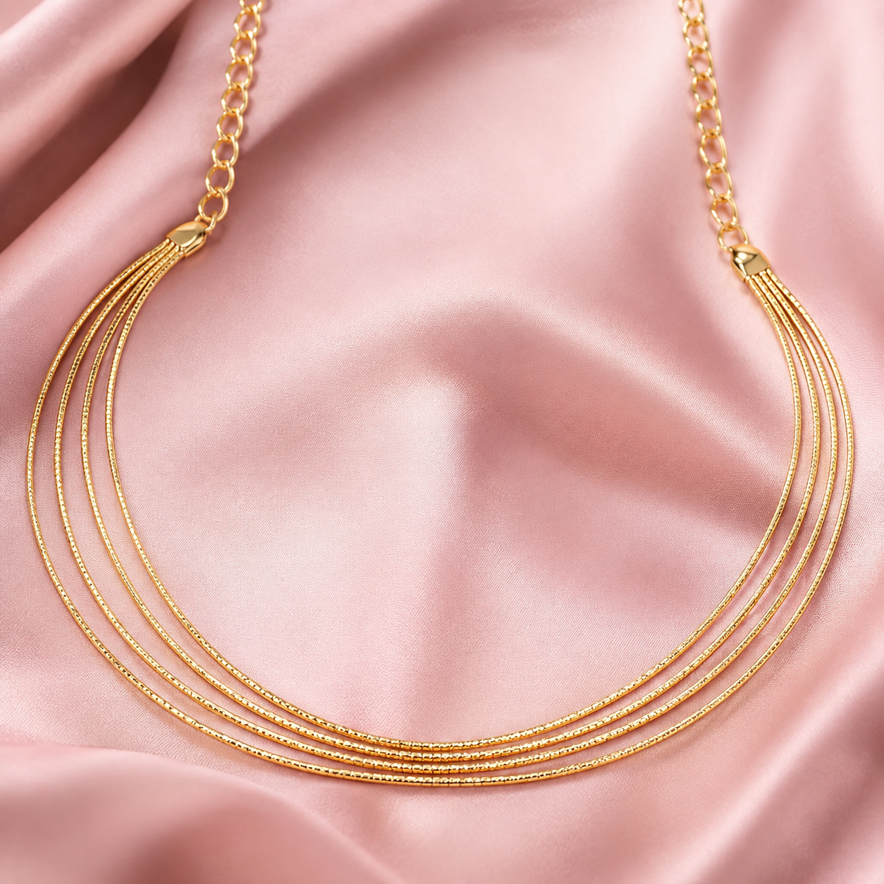 Aurelia Gold-Plated 925 Silver Hasli Necklace