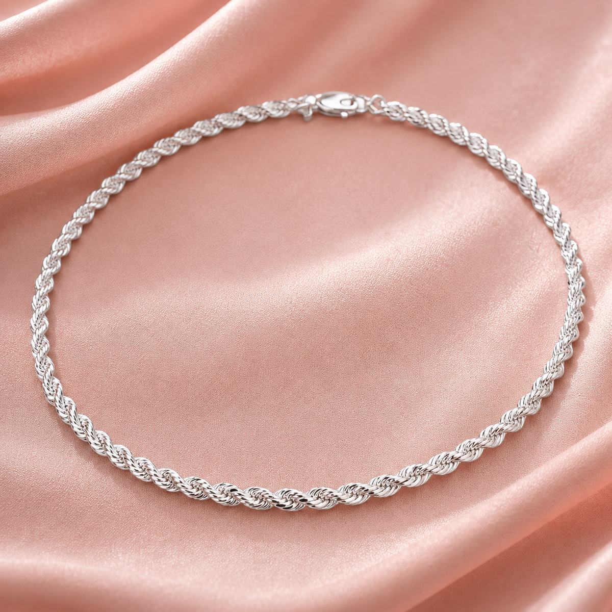 Twist Silver Chain