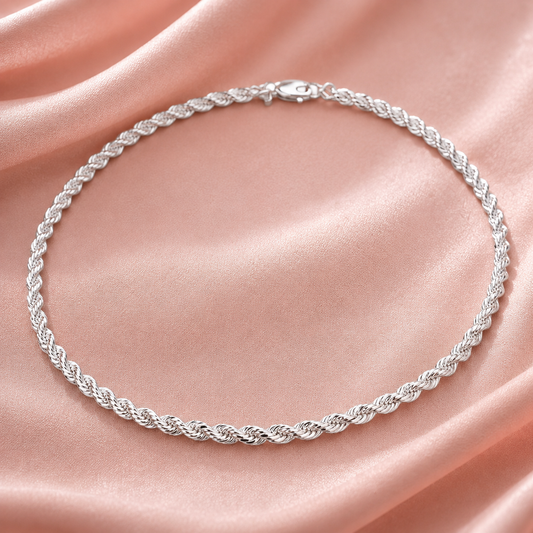 Twist Silver Chain