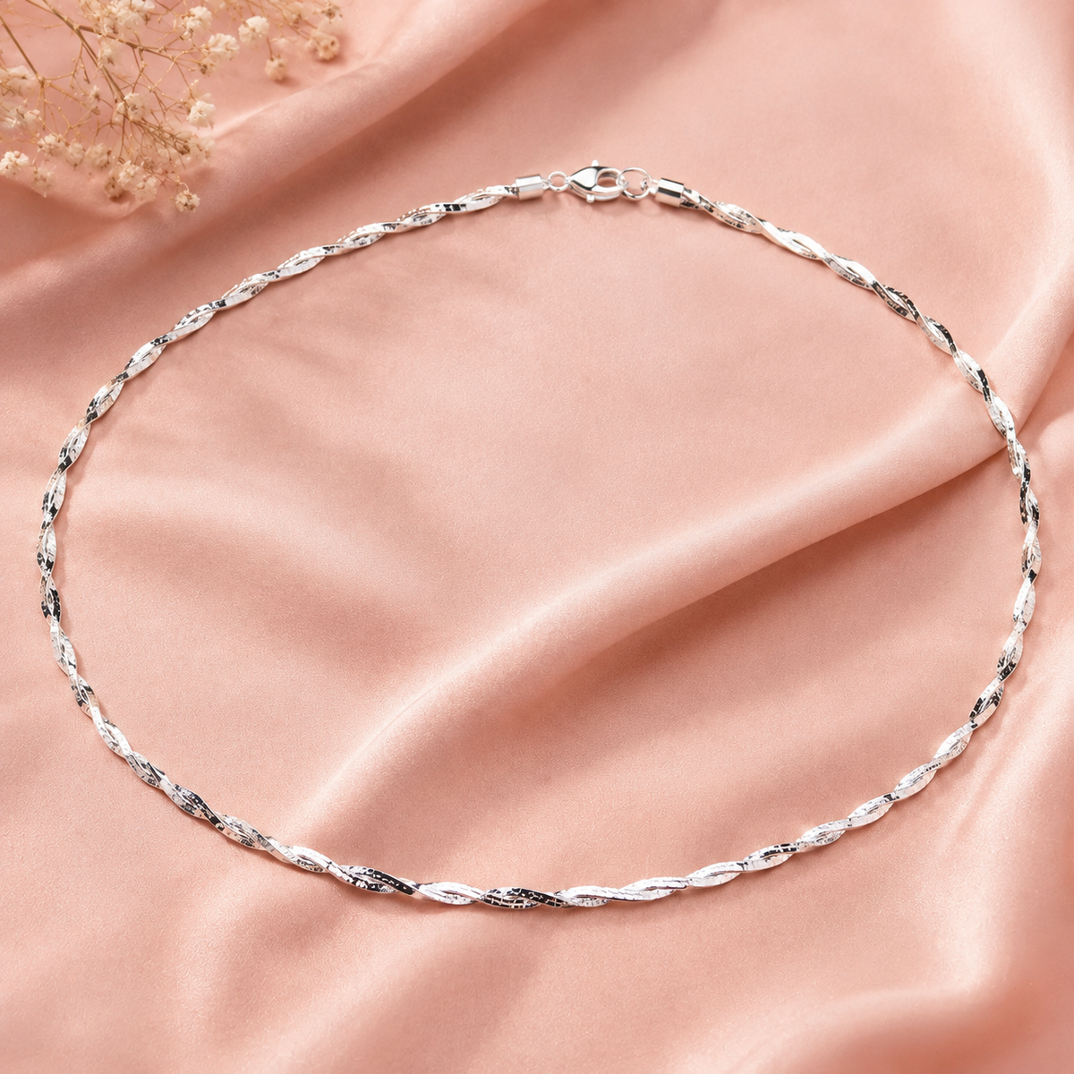 Italian Silksnake 925 Sterling Chain