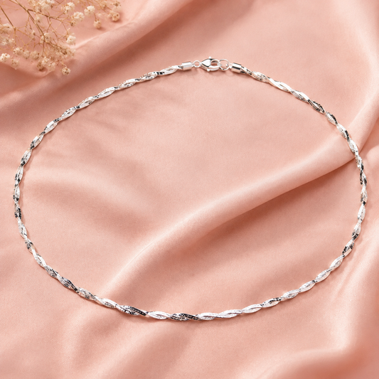 Italian Silksnake 925 Sterling Chain