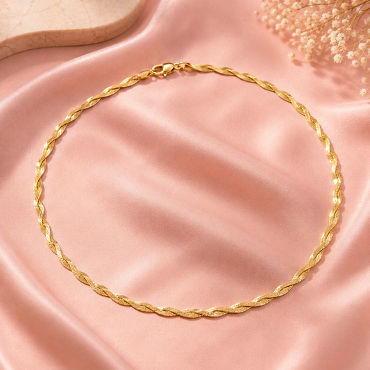 925 Golden Italian Dual Shine Chain