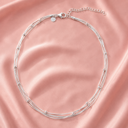 Italian Four Layer Chain Pure 925 Silver