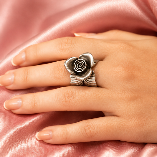 Timeless Rose Pure 925 Ring
