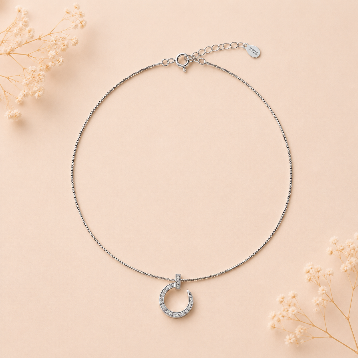 Luna Spark Pendant Necklace