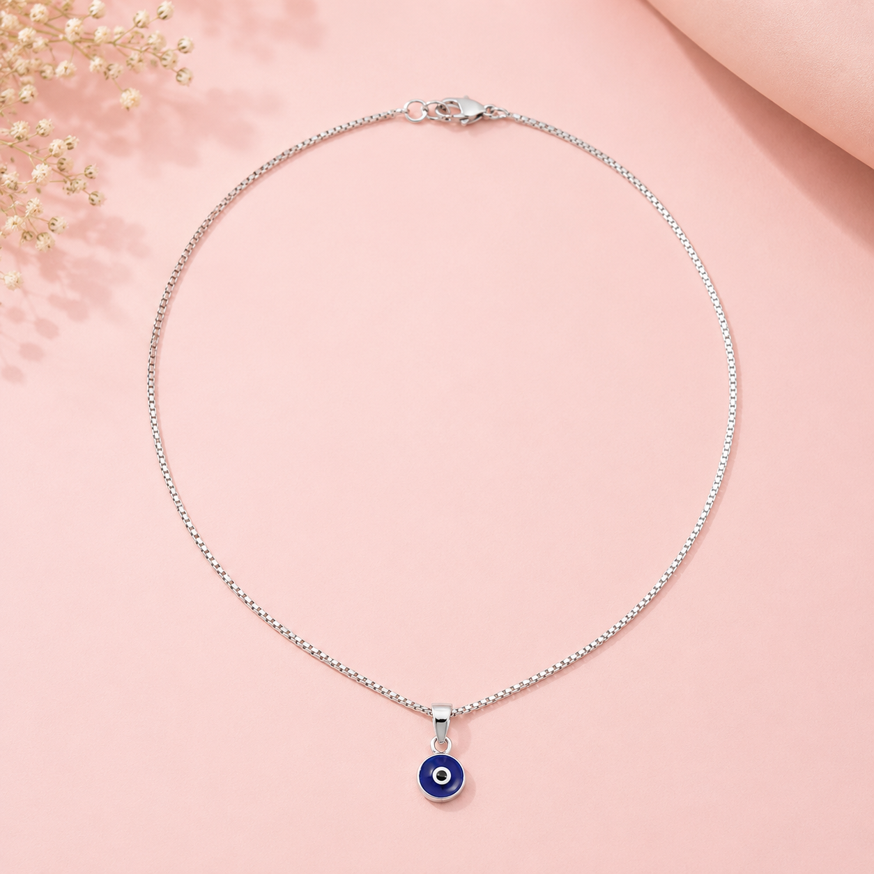 Nazar Silver Necklace