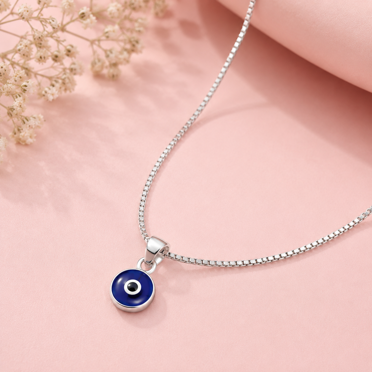 Nazar Silver Necklace