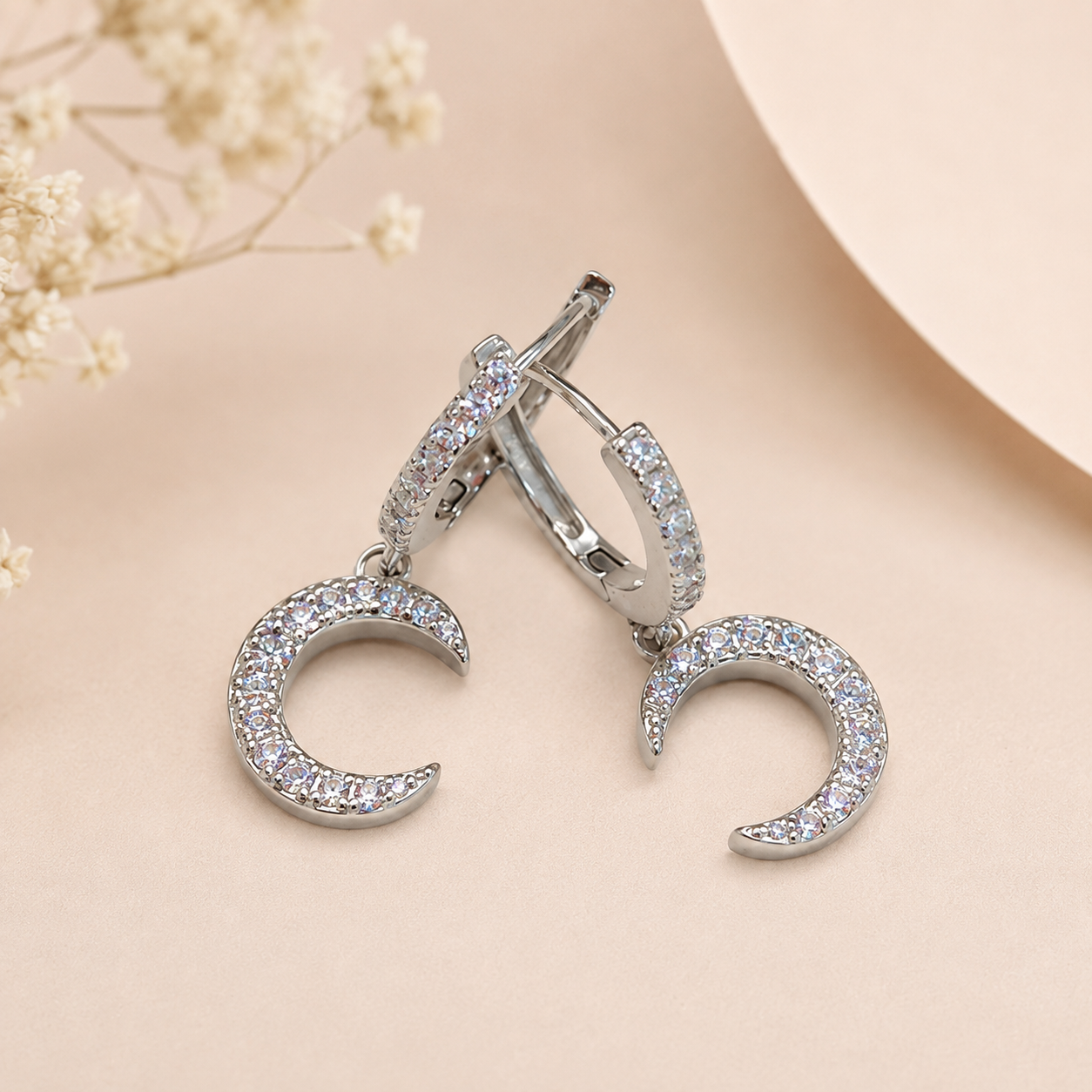 Moon Drop Hoops