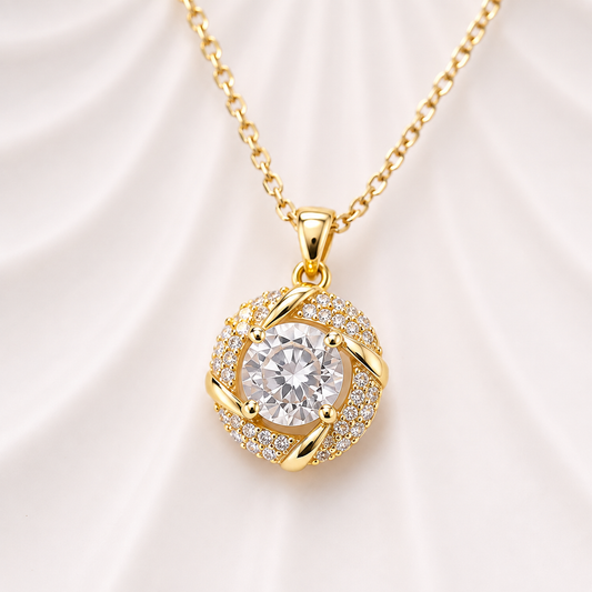 Sparkling Star Pure 925 Silver Pendant