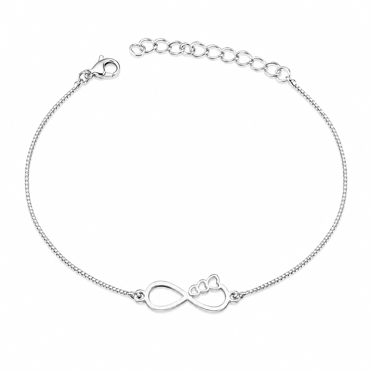 Infinite Love Silver Bracelet