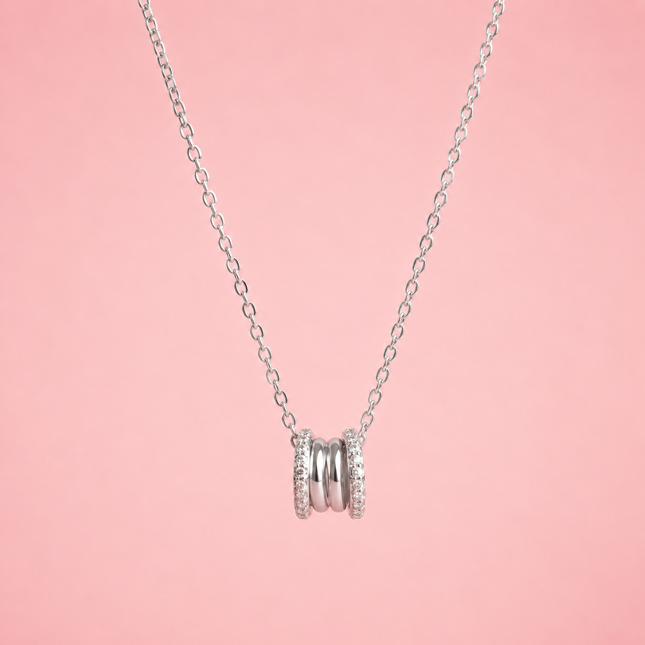 Eternal Hoops Necklace