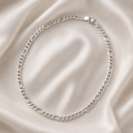 Men Silver Cuban Link Chain