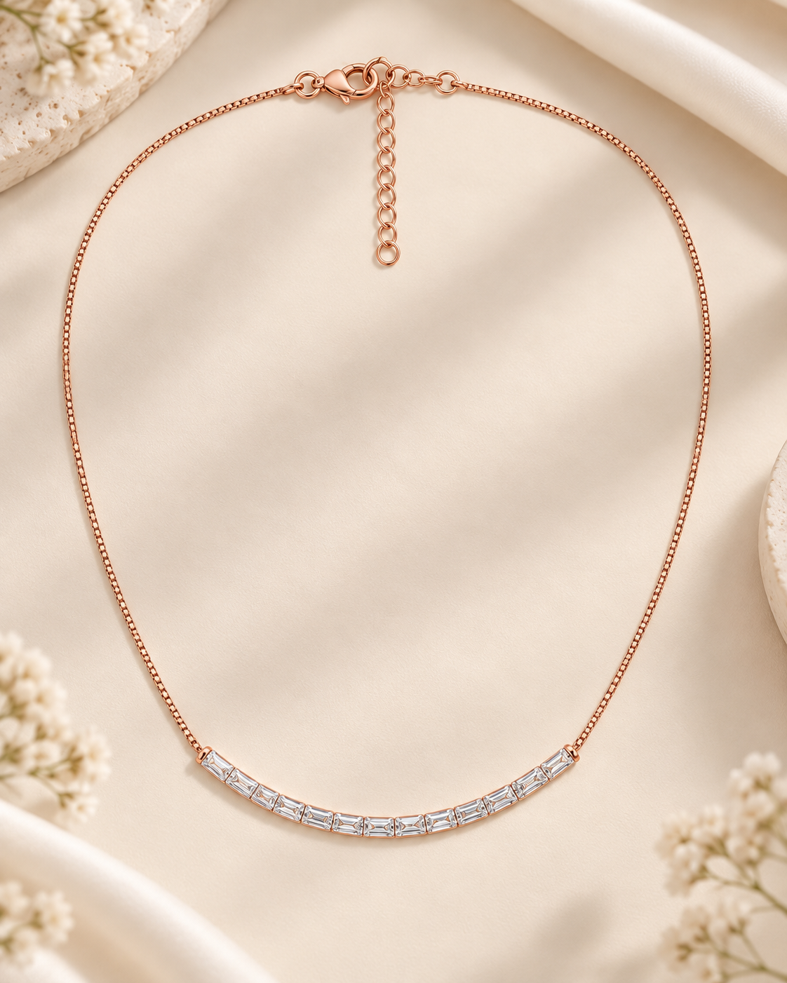 Celestial Bar 925 Silver Necklace