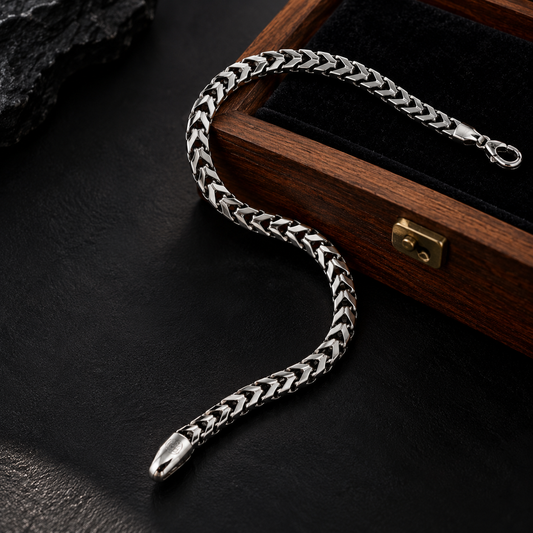925 Silver Rhodium Plated Bracelet Taravya