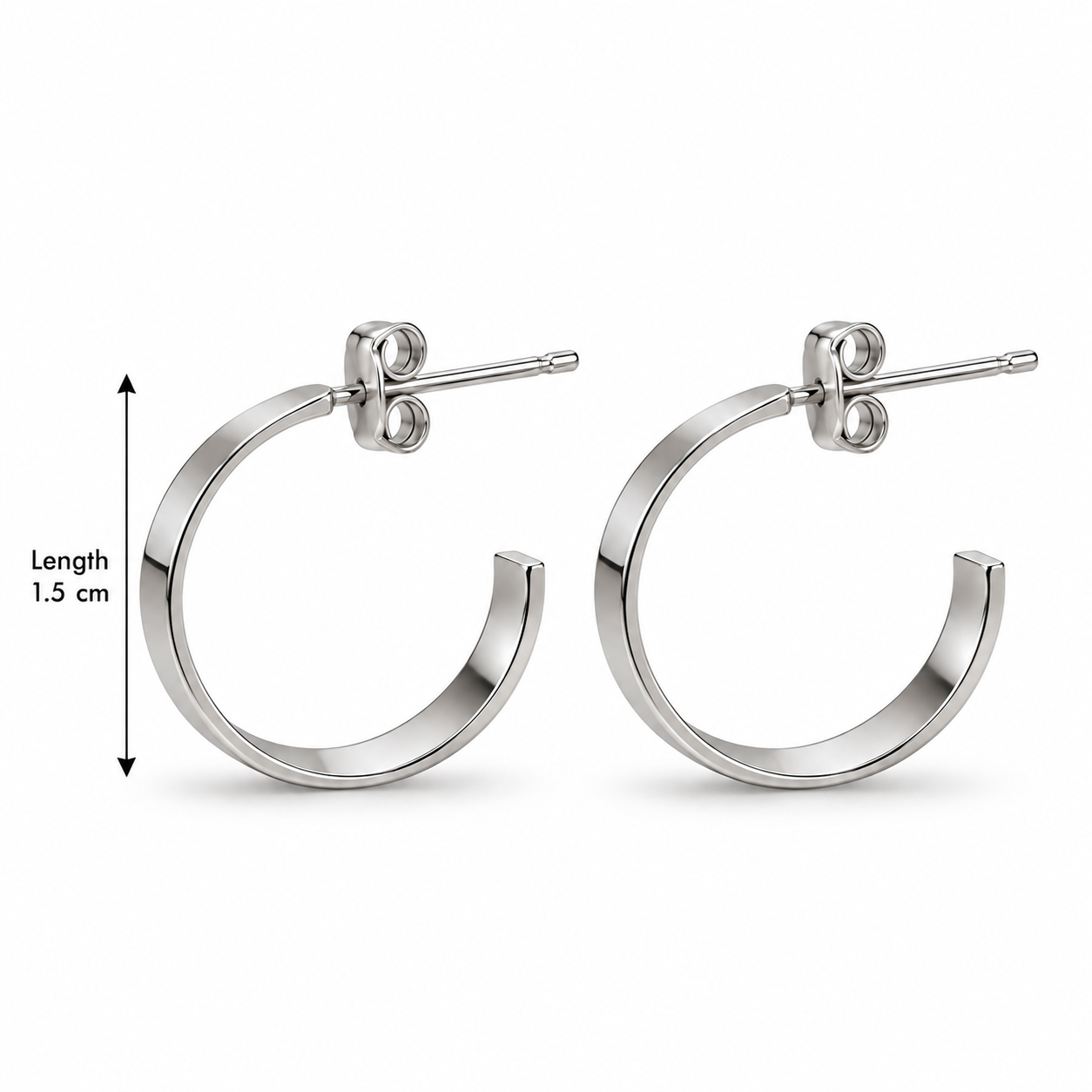 Classic 925 Silver Loop Huggies