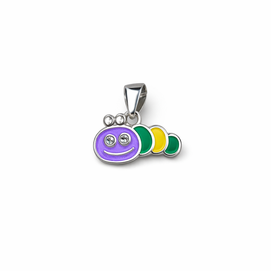 Caterpillar Kids Charm Pendant