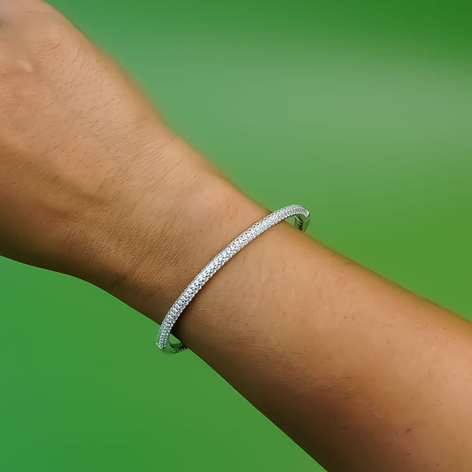 Dainty Diamond Cut Bracelet
