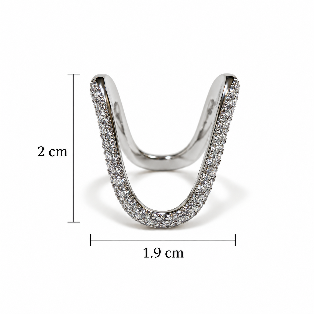 925 Sterling Silver Wave Ring