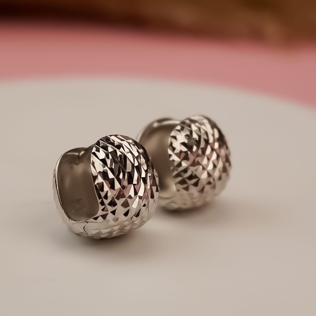 Twinkle Silver Huggies